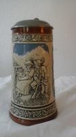 stoneware beer stein