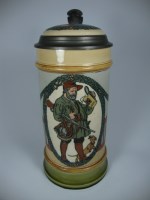 Mettlach hunting stein