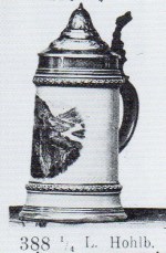 blank stein with hollow base