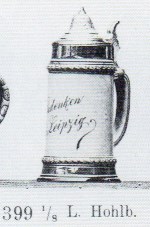 blank stein with hollow base