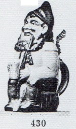 gnome with pipe and stein