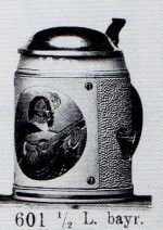 Bavarian stein, musician