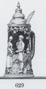 woman with basket and man