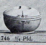 butter dish 1/4pfd.