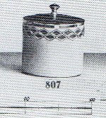Marmelade-jar with silver lid