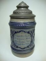 Historismus stein with verse