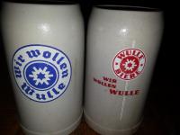 2 - 1L Wir.Wollen.Wulle. Biere Steins