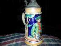 1/4L Man Drinking HB Stein