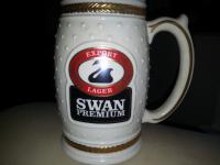 Swan Lager Brewery Stein