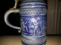 Gerz 1/2L Blue Glaze Stein