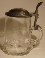 Jugendstil Glaskrug
