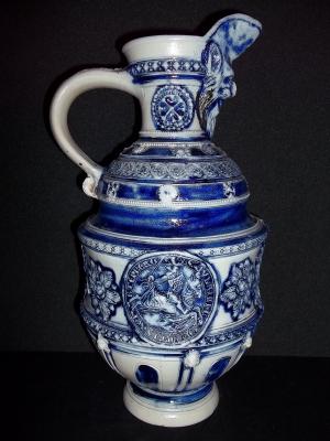 Westerwald jug 33 cm 1650-1720