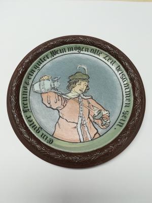 Coaster - Cavalier drinking from stein