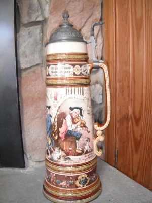 Schlitt signed 3,3L Mettlach Tankard