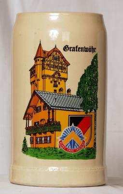 Grafenwoehr German American Volksfest mug ca 1980 Cold War