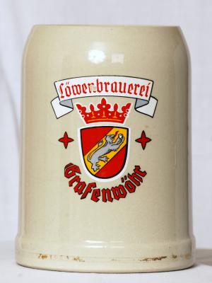 Grafenwoehr Loewenbrauerei Brewery 1/2 liter mug