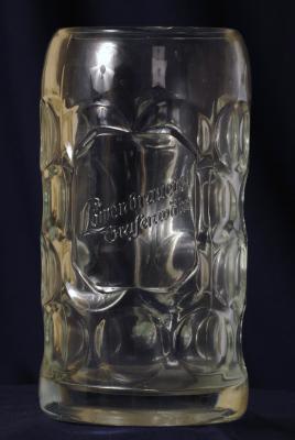 Loewenbrauerei Grafenwoehr Brewery 1 liter glass mug