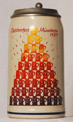 Oktoberfest Jahreskrug 1987 Brewery