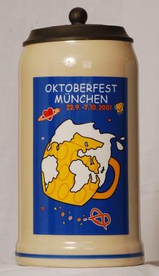 Oktoberfest Jahreskrug 2001 Brewery