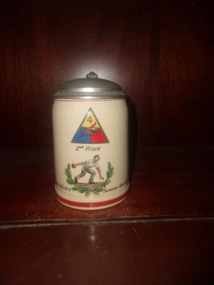 Military Bowling stein