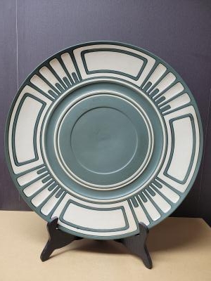 Platter for punch bowl