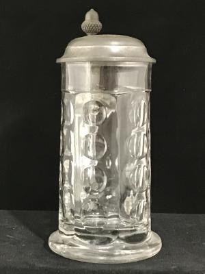 Brewery Pressed Glass Stein