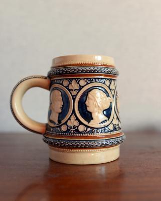 Beer stein J. W. Remy