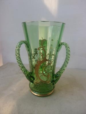 Glass Three Handled Pass Cup