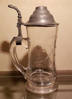 Cut Glass Stein