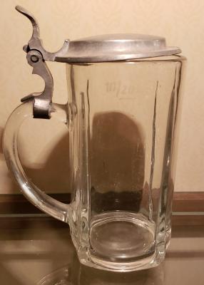 Old Glass Stein