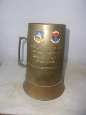 Brass USAF Award Mug