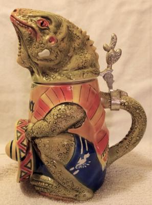 Corona Iguana Character Stein