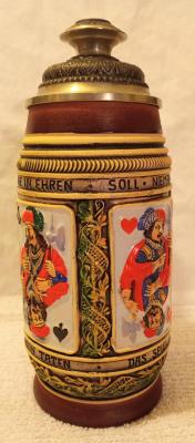 AJ Thewalt Playing Cards Stein