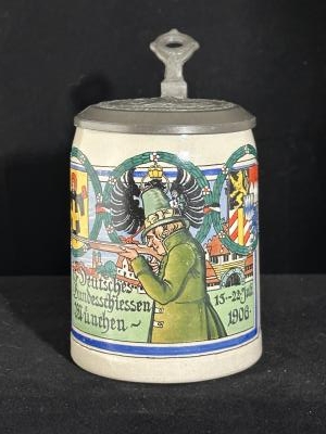 1906 Bundesschiessen Official Stein