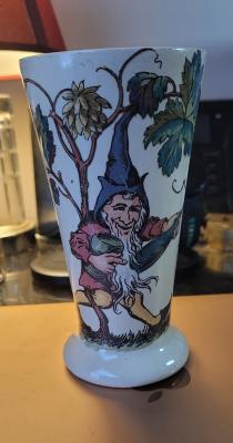 Gnome with Bottle and Stein