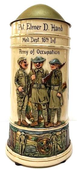 Army of Occupation WW1 Pvt Elmer D. Hand