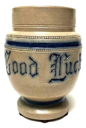Good Luck stein by Whites of Utica