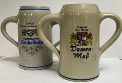 2 Handled 1L Beer Steins