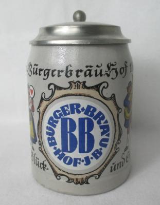 Bürgerbräu Hof J.B. Brauerei Steinkrug