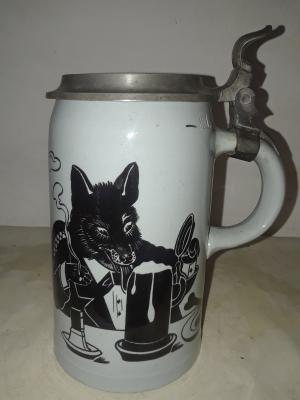 Villeroy & Boch 1909/1288 - Fox with Beer