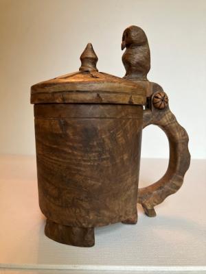 Wooden Burl Stein