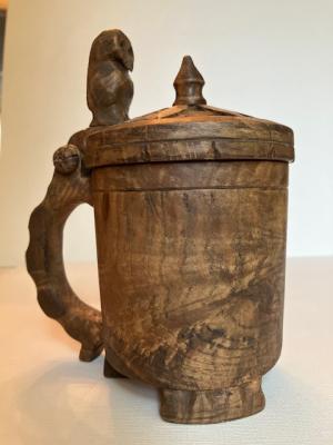 Wooden Burl Stein
