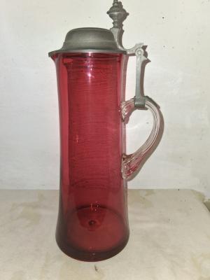 Cranberry Pouring Stein