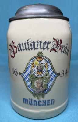 Modern Paulaner Themed Brewery Stein