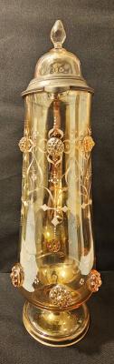 2 Liter Brown Glass Theresienthal pitcher