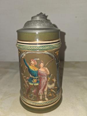 S. P. Gerz 1222B - Hunter and the Goddess Diana