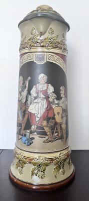 Mettlach “Drinker and Hostess”