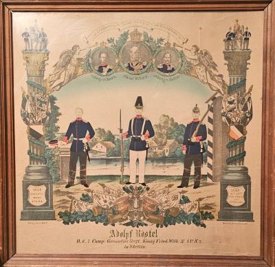 German Regimental Service Certificate