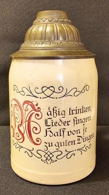 1/2 Liter Merkelbach & Wick Stein with Saying