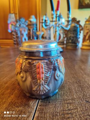 art deco stein